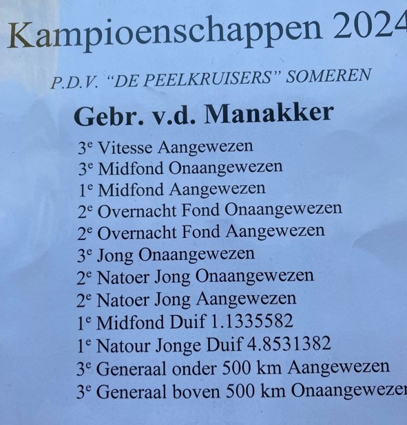 Gebr v/d Manakker Someren-Eind